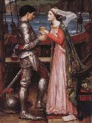 John William Waterhouse Tristram and Isolde oil on canvas